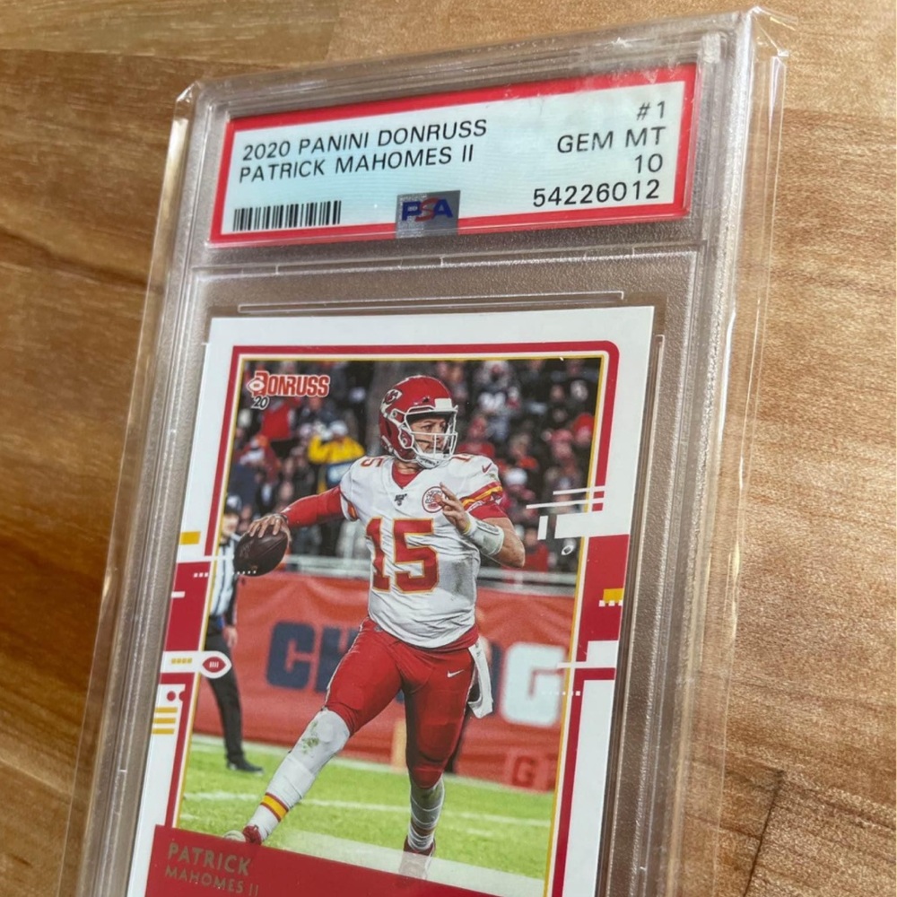2020 Panini Donruss Pat Mahomes II Gem Mint 10 Card